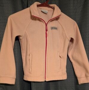 Columbia XS 6/6x Pink Fleece Jacke.